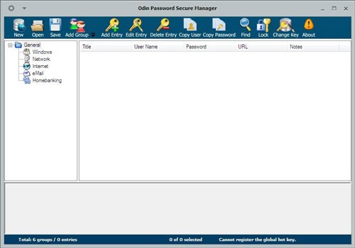 Odin Password Secure Manager