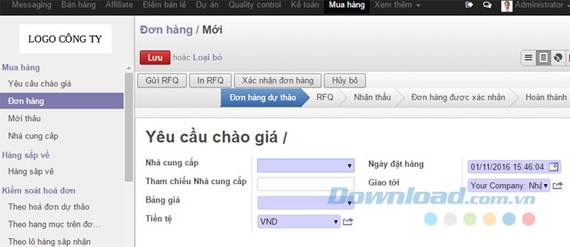 Yêu cầu chào giá