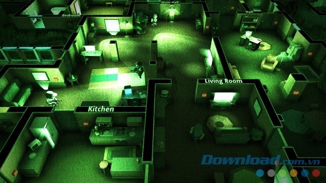 Thực hiện các pha hành động rón rén trong game bắn súng Of Guards And Thieves cho máy tính