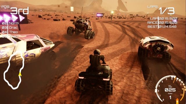 Khám phá 2 chế độ chính là mô phỏng và đua xe arcade