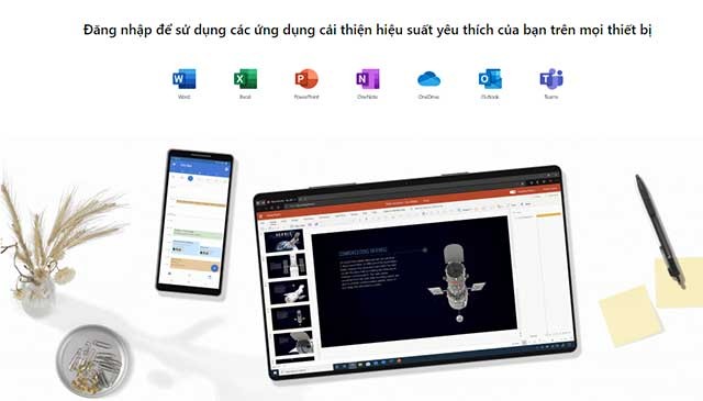 Sử dụng các ứng dụng quen thuộc của bạn trên mọi thiết bị