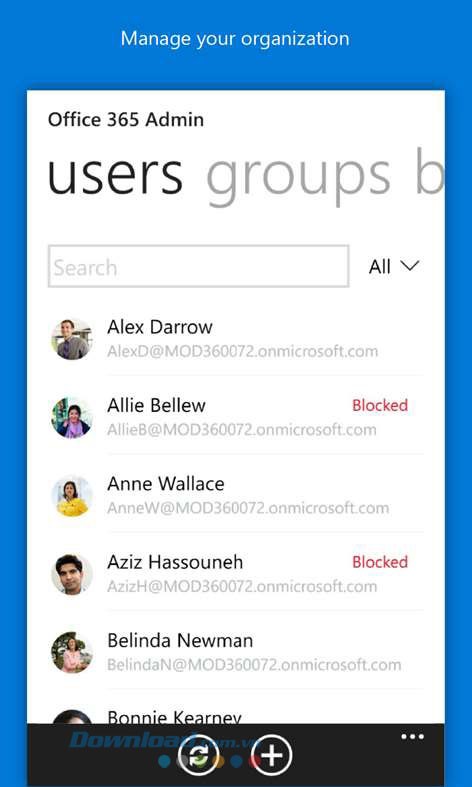 Quản lý người dùng trong tổ chức
