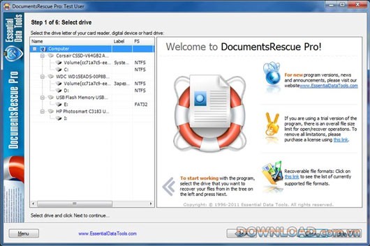Office DocumentsRescue Professional