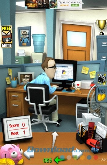 Giao diện game Office Jerk