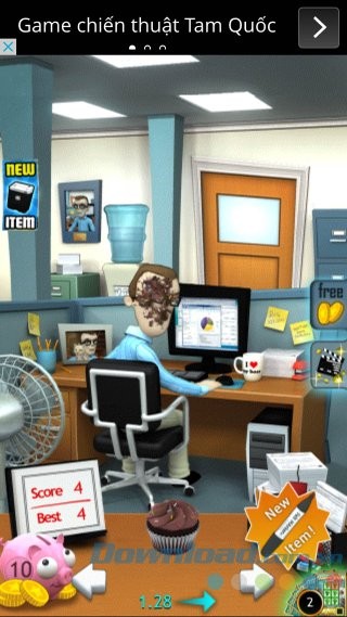 Ném đồ để tra tấn đồng nghiệp