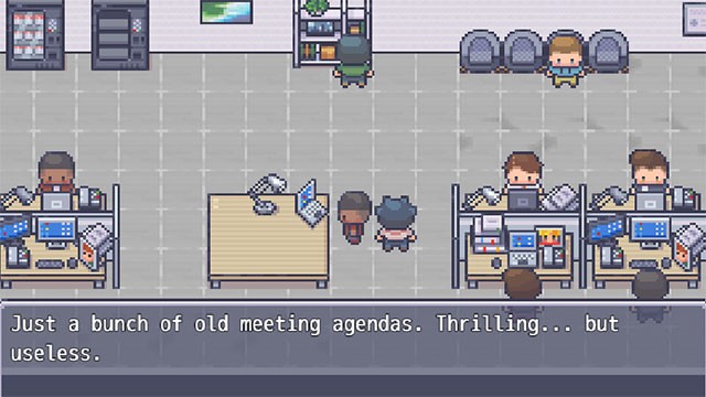 Chạy đua với thời gian và kiểm soát sự bình tĩnh trong khi chơi Office Survival Simulator