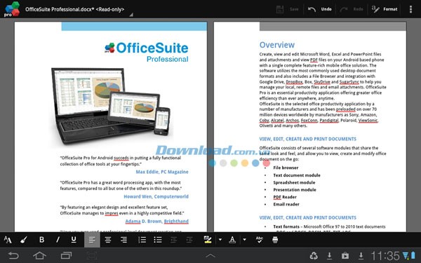 OfficeSuite Pro 7 for Android