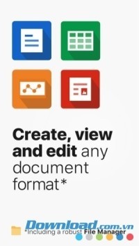 Tạo, xem, chỉnh sửa mọi loại định dạng