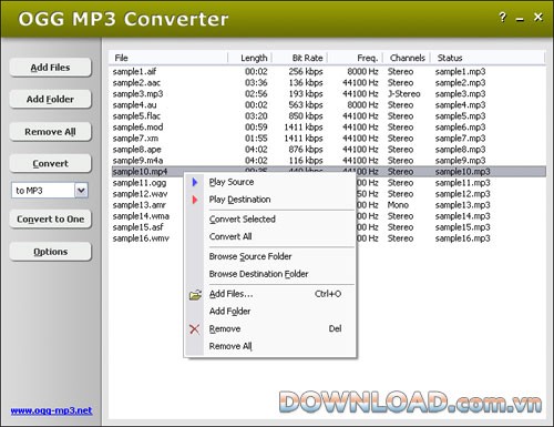 OGG MP3 Converter