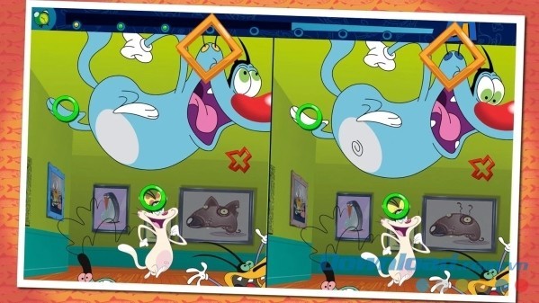 Game luyện tinh mắt Oggy and the Cockroaches cho Android