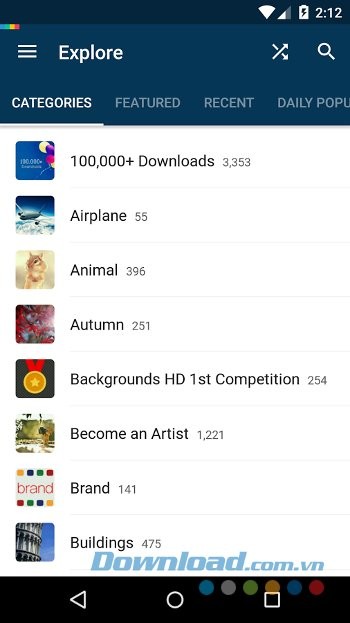 Các chủ đề ảnh trên OGQ Backgrounds HD