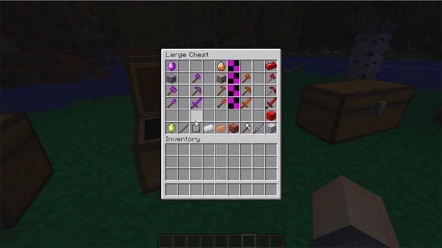 Thu thập đồ ăn, đồ trang trí...