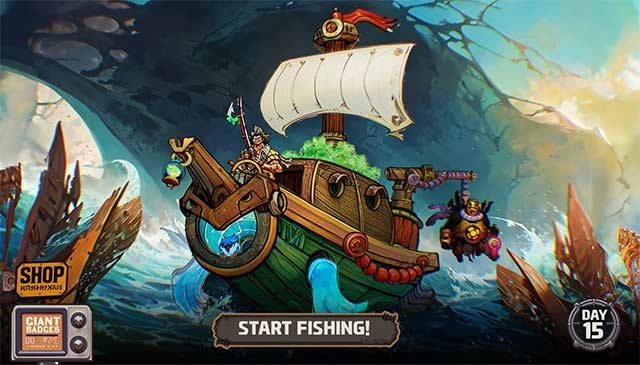 OHAYO Gianthook là game phiêu lưu câu thủy quái đại dương trong ngày tận thế