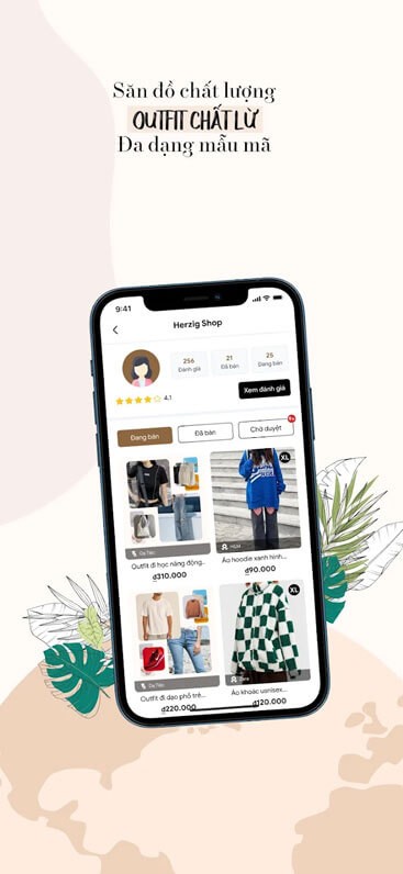 Săn đồ chất lượng, đa dạng mẫu mã