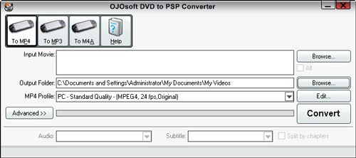 OJOsoft DVD to PSP Converter