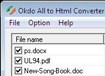 Okdo All to Html Converter - Chuyển đổi mọi định dạng sang HTML