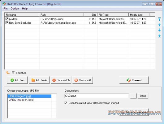 Okdo Doc Docx to Jpeg Converter