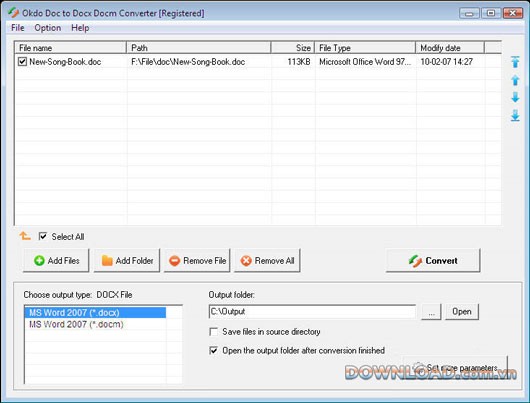 Okdo Doc to Docx Docm Converter
