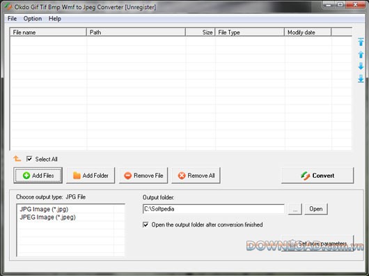Okdo Gif Tif Bmp Wmf to Jpeg Converter