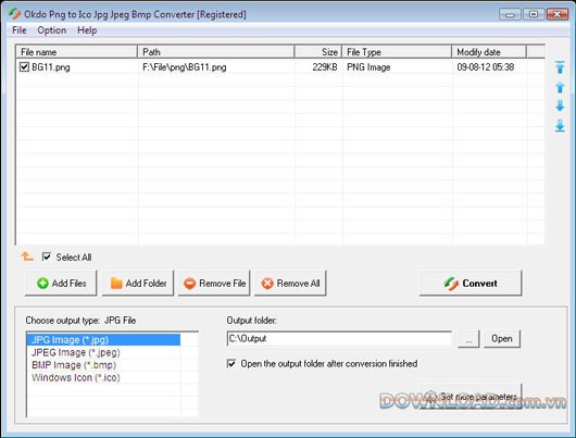 Okdo Png to Ico Jpg Jpeg Bmp Converter