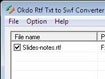 Okdo RTF to SWF Converter - Chuyển đổi RTF, TXT sang SWF