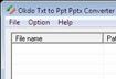 Okdo Txt to Ppt Pptx Converter - Chuyển đổi Txt sang Ppt Pptx