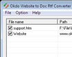 Okdo Website to Doc Rtf Converter - Công cụ chuyển đổi văn bản
