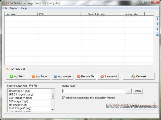 Okdo Website to Image Converter