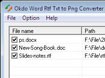 Okdo Word Rtf Txt to Png Converter - Chuyển đổi văn bản sang Png