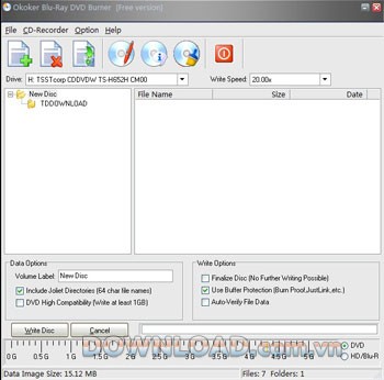 Okoker Blu-Ray DVD Burner