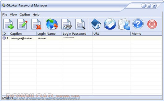 Okoker Passwords Manager