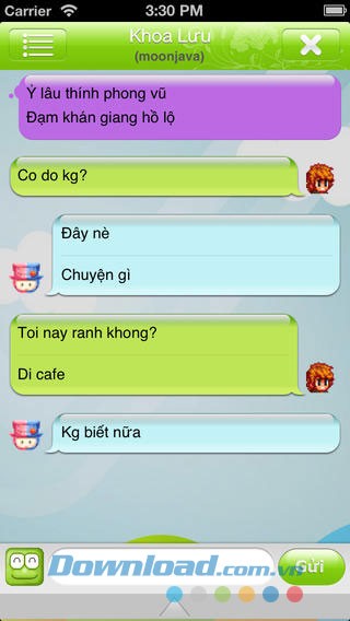 Chat trên Ola cho iOS