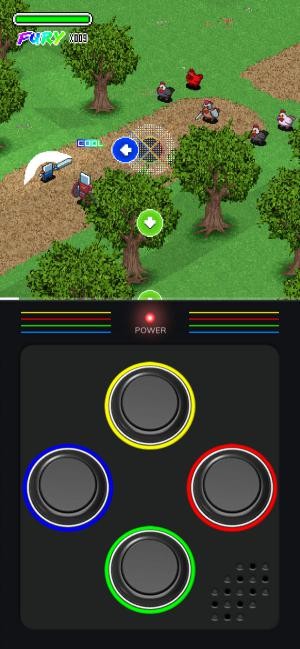 Old School Musical là game âm nhạc kết hợp chiến đấu với những chú gà