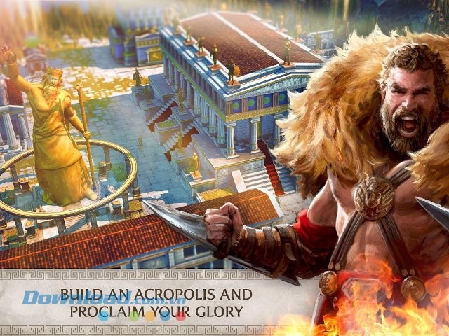 Xây dựng cấm thành trong game Olympus Rising