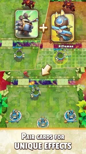 Kết hợp các thẻ để tạo ra những hiệu ứng chiến đấu đặc biệt