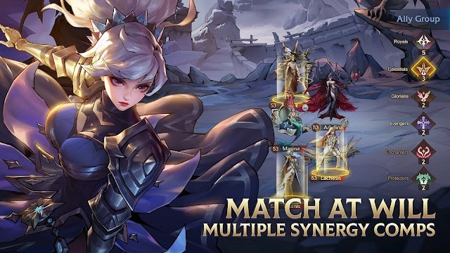 Nhiều cách kết hợp đội hình, sức mạnh khác nhau