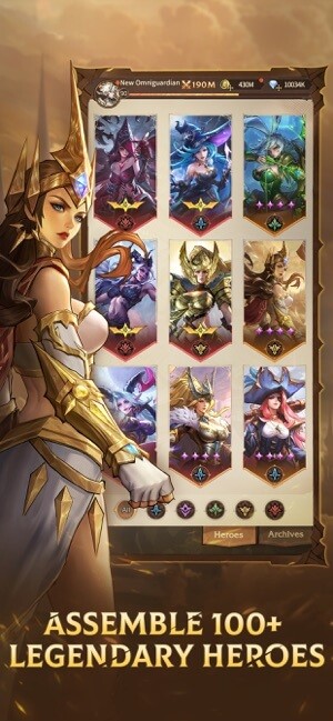 Tập hợp hơn 100 anh hùng huyền thoại