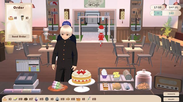 Omoide Cafe là game mô phỏng quán cà phê và tiệm bánh thư giãn