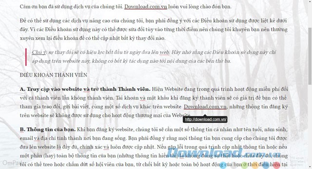 Giao diện ứng dụng OmPad