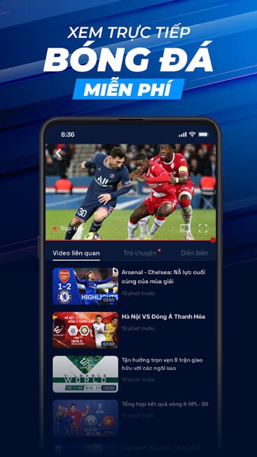 Xe trực tiếp bóng đá