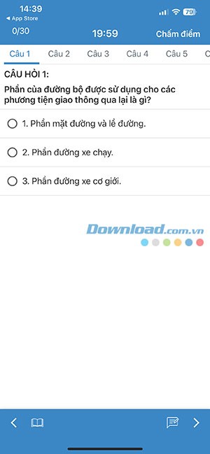 on thi gplx 600 cau iOS 3*472926