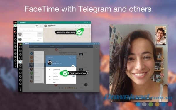 One Chat cho Mac hỗ trợ trò chuyện qua FaceTime