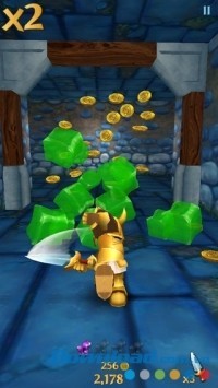 Chém quái trên đường đi