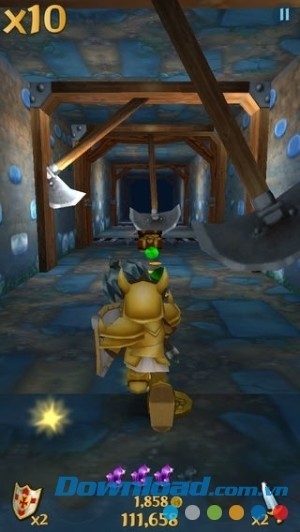 Thu thập vũ khí trên đường đi