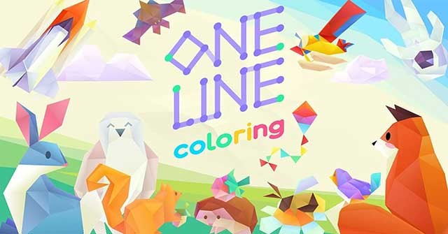 One Line Coloring là game giải đố sống động và đầy màu sắc