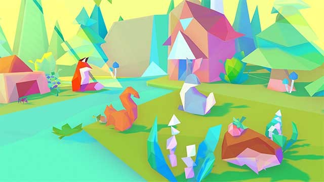 Nhiều bức tranh vui nhộn được trình bày dưới dạng Diorama để người chơi tạo ra