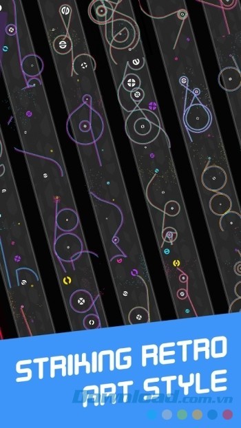 Tạo những đường cong cuốn hút nhiều màu