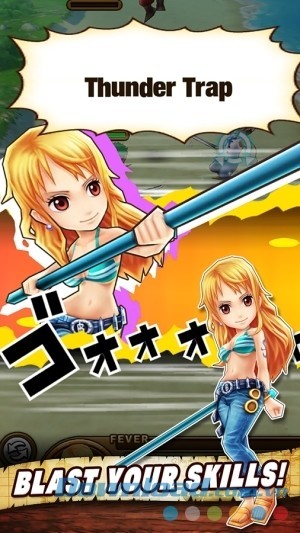 Giải phóng kỹ năng nhân vật One Piece: Thousand Storm cho Android