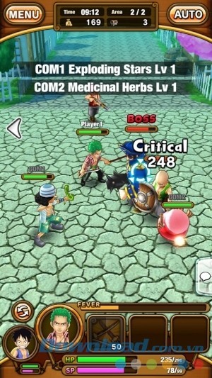 One Piece: Thousand Storm cho Android bổ sung chế độ đa người chơi