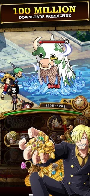 Hàng trăm triệu lượt tải One Piece Treasure Cruise